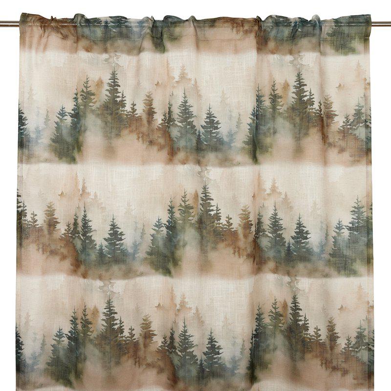 Forest mönstrade multibandslängder 135x250 cm med skogsmotiv