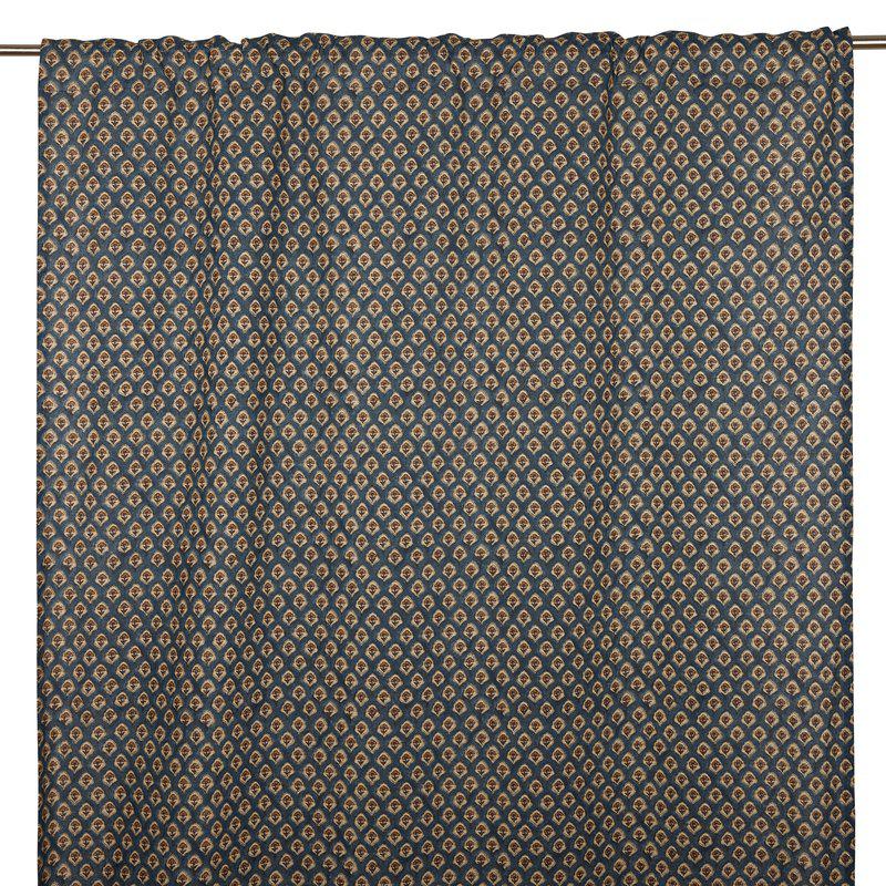 Tess mönstrade gardiner 2-pack 120x250 cm