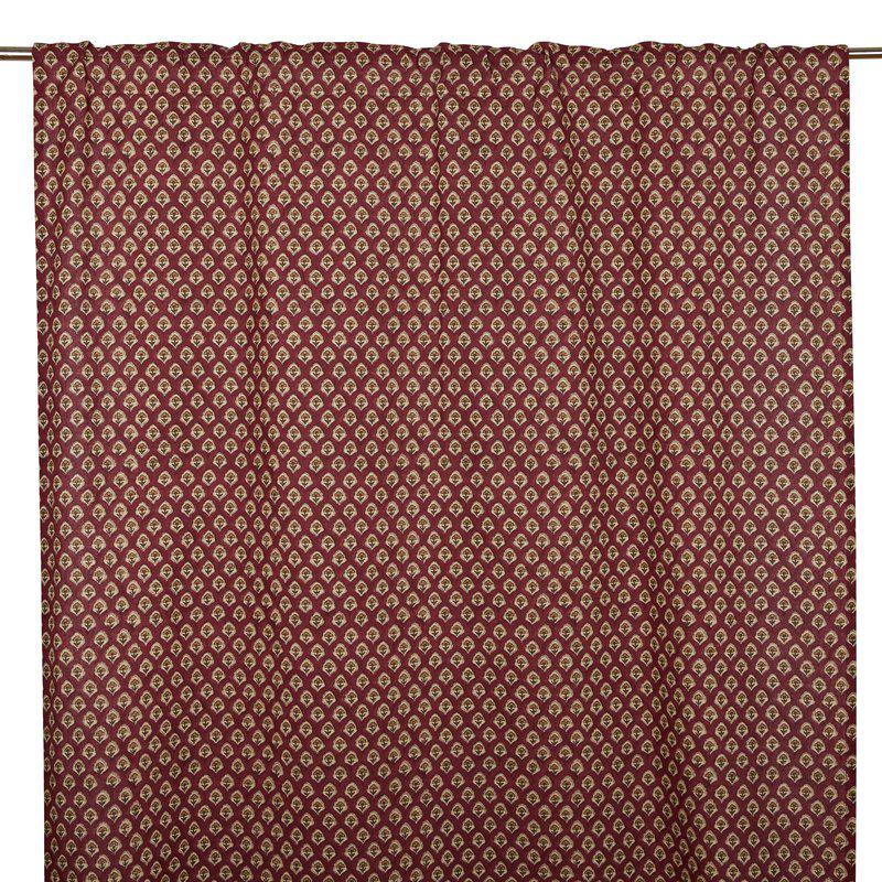 Tess mönstrade gardiner 2-pack 120x250 cm